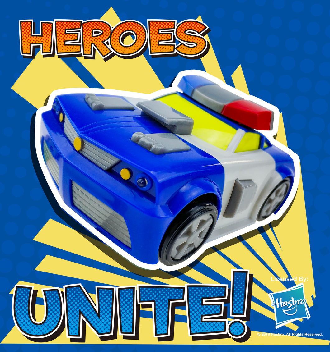 Rescue Bots - 12CM Chase Friction Car